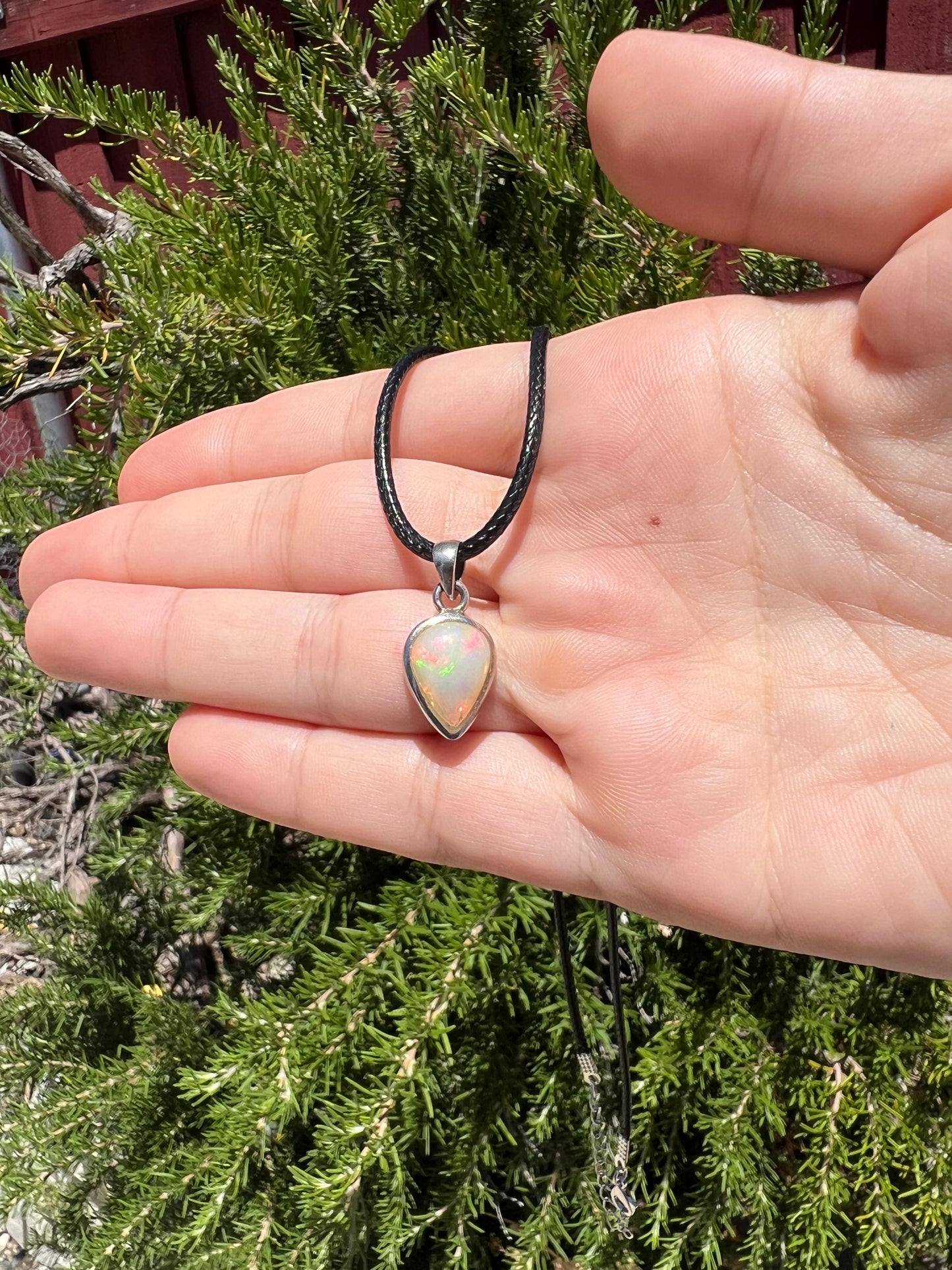 Teardrop Opal Pendant