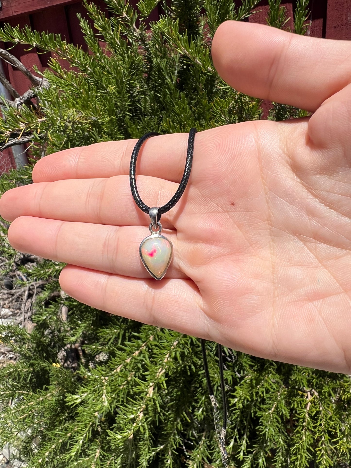 Teardrop Opal Pendant